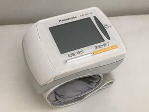 ■動作確認済 Panasonic パナソニック 手くび血圧計 EW-BW33-W ホワイト デジタル 電池式 高さセンサー■