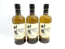 NIKKA（ニッカ）竹鶴 ピュアモルト 700ml 43% 3本セット　4-9-85.86.87 K_画像1