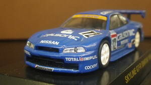 ジャンク品！　1/64 カルソニック ミニカー コレクション スカイラインＧＴ-Ｒ（ＢＮＲ34）1999