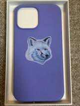 Maison Kitsune/ Native Union, Cool Tone Fox head case iPhone 13 Pro Max ブルー_画像1