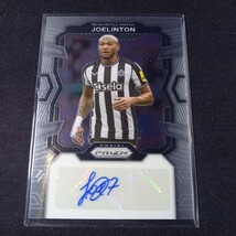 【直筆サイン】ジョエリントン　2023-24 Panini Prizm Premier League EPL JOELINTON Auto ニューカッスル　ブラジル代表　_画像1