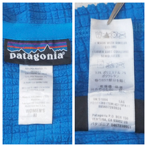 ☆送料無料☆ patagonia パタゴニア 古着 ハーフジップ Rシリーズ プルオーバー レディース M ブルー トップス 中古 即決_画像8