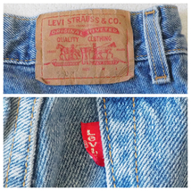 ☆送料無料☆ Levi's リーバイス USA直輸入 古着 550 デニムパンツ ジーンズ レディース 6 インディゴブルー ボトムス 中古 即決_画像9