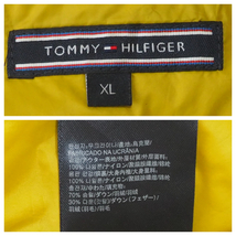 ☆送料無料☆ TOMMY HILFIGER トミーヒルフィガー 古着 ナイロン ダウンジャケット メンズ XL グリーン アウター 中古 即決_画像7