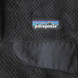 ☆送料無料☆ patagonia パタゴニア 古着 リツールスナップＴ ポーラテック フリース プルオーバー ジャケット レディース Ｓ ブラックの画像4
