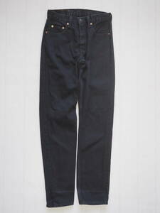 ☆送料無料☆ Levi's リーバイス USA直輸入 古着 611 デニムパンツ ジーンズ メンズ W28 ブラック ボトムス 中古 即決