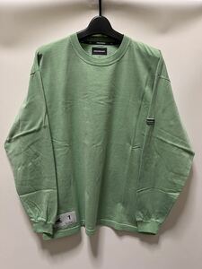 descendant ディセンダント 24ss 241ATDS-CSM09 HORIZON LS PIGMENT DYE GREEN サイズ1 ロンT カットソー Tシャツ クルーネック