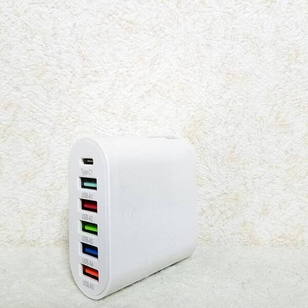 PD 急速充電器★6ポート★iPhone★Android★iPad★1年保証