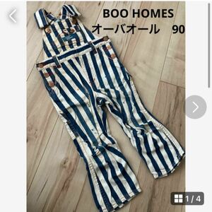 ビンテージ風のオーバーオール　BOO HOMES サイズ90