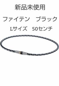 phiten ファイテン ネックレス ブラック Lサイズ RAKUWAネックX50 ハイエンド 肩こり 腰痛 ネックレス