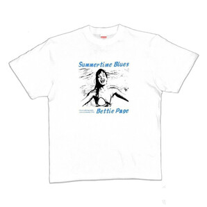 Bettie Page Summertime Tee White [LL] P1-01