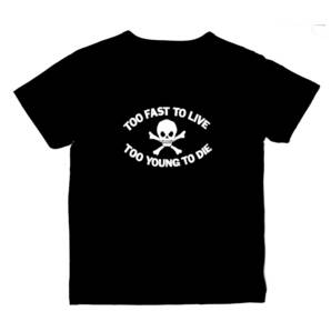 TOO FAST TO LIVE - Tee Black & White LL P5-06 (Seditionaries Punk) 