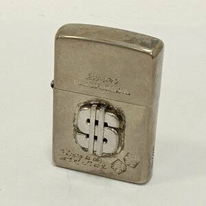 #0896 ZIPPO ジッポ ジッポー シルバー 銀 ＄ ドル サイコロ I 03 火花OK シリアルナンバー入り No.026 喫煙グッズ 喫煙具 中古品