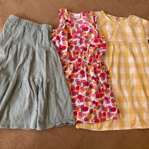 【値下げしました！】女の子 夏のワンピース スカート 3点セット 120サイズ