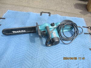 ★☆makita 電動工具　【　350ｍｍ電気チェンソー　モデル　ＭＵＣ３５４１　】　中古工具☆★