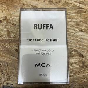 シHIPHOP,R&B RUFFA - CAN'T STOP THE RUFFA シングル,PROMO TAPE 中古品