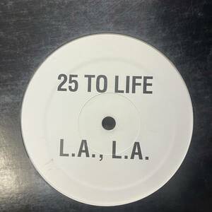 黒棚 HIPHOP,R&B 25 TO LIFE - L.A., L.A. シングル レコード 中古品