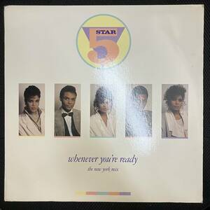 黒棚 HIPHOP,R&B 5 STAR - WHENEVER YOU'RE READY THE NEW YORK MIX シングル レコード 中古品