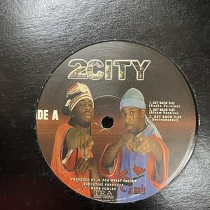 黒棚 HIPHOP,R&B 2CITY - GET BACK INST,シングル!! レコード 中古品