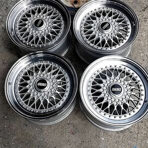 BBS RS 17×8.0(0)5/114.3 2本 17×9.0(19)5/114 .3 2本 美品 売切 当時物 の画像1