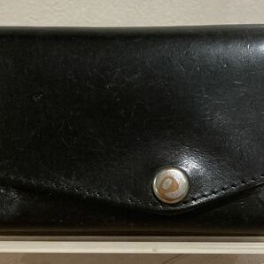 小さい財布 ブッテーロレザー ブラック ◆ アブラサス abrasus 【送料無料】