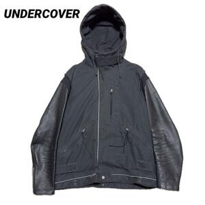 UNDERCOVER 袖レザー アーミージャケット 3