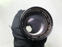 Kowa コーワ SER カメラ　レンズ 1:2 f=50mm　単焦点 レンズ SER 1:4 f=135mm 一眼レフカメラ フィルムカメラ_画像7