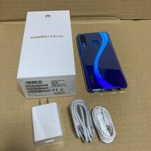 付属品付き HUAWEI P30 Lite 64GB MAR-LX2J simフリー_画像1