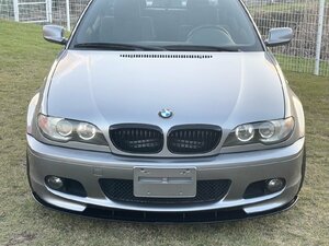 ネクストイノベーション BMW 3シリーズ E46/M sport フロントアンダースポイラー 5mm グロスブラック エアロ パーツ