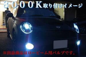 BMW ミニ ワン/クーパー S R56 HID バルブ D1S 8000K 2個 1セット ヘッドライト ロービーム 純正 交換 左右