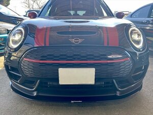 ネクストイノベーション MINI F54 クラブマン JCW 後期 フロントアンダースポイラー 8mm グロスブラック エアロ パーツ