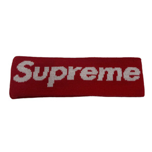 Supreme×New Era 2018AW Big Logo Headband ヘッドバンド　8071000132963