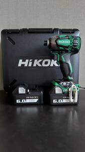 【新品・未使用】HiKOKI ハイコーキ WH18DDL2 18V アグレッシブグリーン　（ハードケース＆互換バッテリー×2個付）