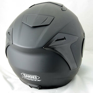 【中古美品】SHOEI J-FORCE-Ⅳ,イヘルメット・ジェイ-フォース フォー,ミラーシールドJ-FORCE-4Lサイズ59cmマットブラック、艶消しブラックの画像5