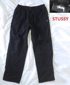 STUSSYステューシーコットンパンツM黒★イージーパンツルーズパンツ