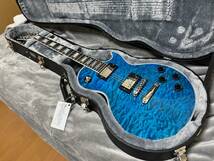 ほぼ未使用 Gibson custom shop M2M Les Paul Custom 3A Quilt 2022年_画像6