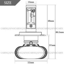 バラスト不要 CANBUS ムーヴキャンバス ムーヴキャンパス LA800S LA810S LEDヘッドライト H4 Hi/Lo切替 8000lm 車検対応　ホワイト_画像4