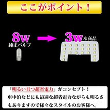 新型 フロント アトレー ( S700V S710V ) ATRAI スマートインナーミラー装着車 LEDルームランプ　車中泊　室内灯　LED ホワイト_画像4