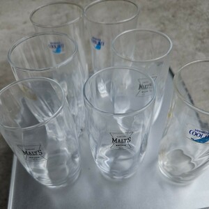 ビールグラス グラス　昭和レトロ　昭和モダン　中古　