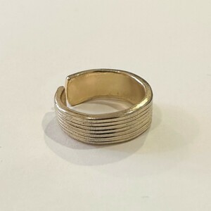 リング　指輪　スプーン　フォーク　ハンドメイド　ゴールド　金　/N8065