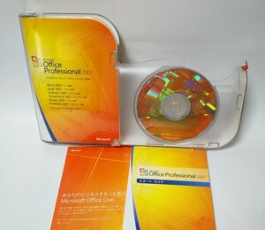 【同梱OK】 Microsoft Office Professional 2007 ■ ワード / エクセル / アウトルック ■ Word / Excel / Outlook ■ ジャンク品