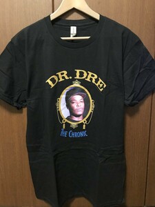 DR.DRE ドクタードレ アルバム Tシャツ ヒップホップ 90s サイズL hiphop rap ローライダー black snoop dogg 西海岸 ラッパー 黒色