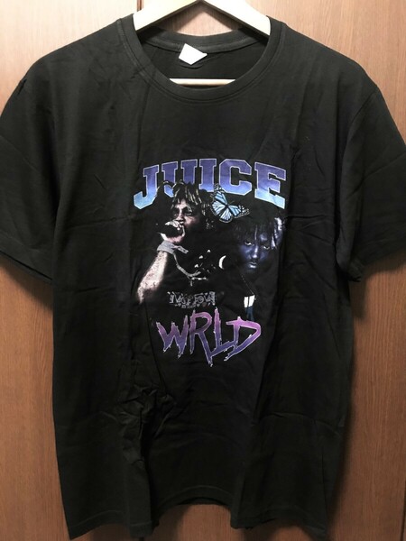 juice wrld ジュースワールド L Tシャツ ヒップホップ hiphop ラッパー ラップTシャツ ブラック black 黒色 半袖 送料無料