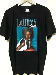 Lauryn Hill ローリンヒル Tシャツ フージーズ L Fugees ヒップホップ hiphop ブラック ムービー black 黒色 半袖 洋楽 送料無料 希少