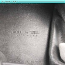 Bottega Veneta ボッテガヴェネタ イントレチャート コインケース グレー レザー メンズ 男性 網目模様 小銭入れ 小物入れ 財布 灰色_画像4