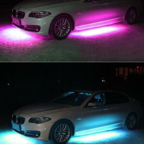 アンダーライト LEDテープライト イルミネーション LEDライト RGB 車体 アンダーネオンの画像3