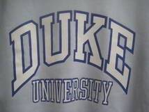 一点物!! U.S.COLLEGE USカレッジ プリントスウェット かなり昔の物 良柄 DUKE UNIVERSITY サイズ L_画像5