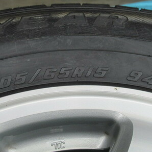 ホンダ オデッセイ純正 6.0J-15インチ IS45 PCD114.3 5H GY GT065 205/65R15 94S 4本セット RA1 RA2 RA3 RA4 RA5の画像8