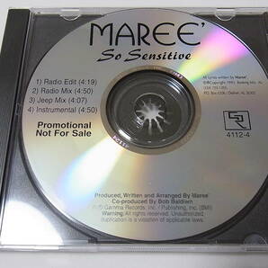 【CD】 M.A.R.E.E. / So Sensitive 1995 US ORIGINAL PROMOの画像1