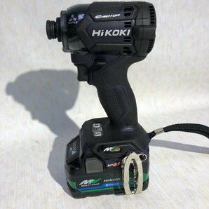 未使用品 Hikoki ハイコーキ WH36DC ２XPBSZ コードレス インパクトドライバ バッテリー2個 36V ストロングブラック 電動工具の画像6